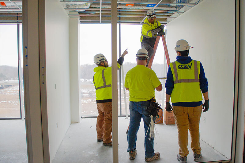 CC&N Installation Team Inside