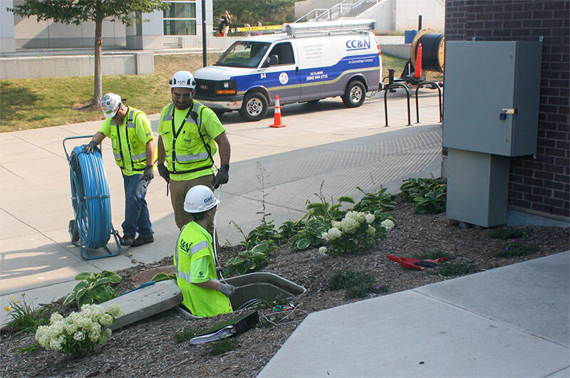 CC&N Installation Team Outside